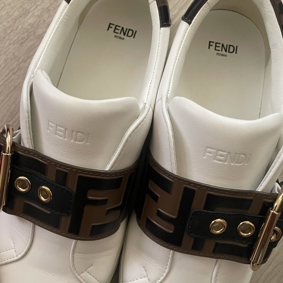 ***SOLD-Fendi Signature Pearland sneakers, 6.5 - Picture 5 of 11
